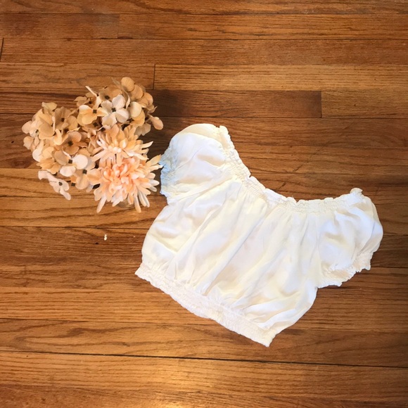 H&M Tops - White Crop Top